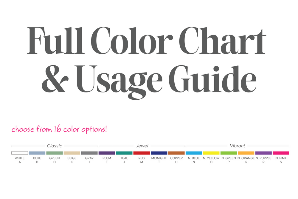 Full Color Chart & Usage Guide – Zirc Dental Products Inc.