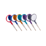 #4 Crystal HD® Resin Mouth Mirror Screw-On Heads - Any Color - 12 Pack (Cone Socket)