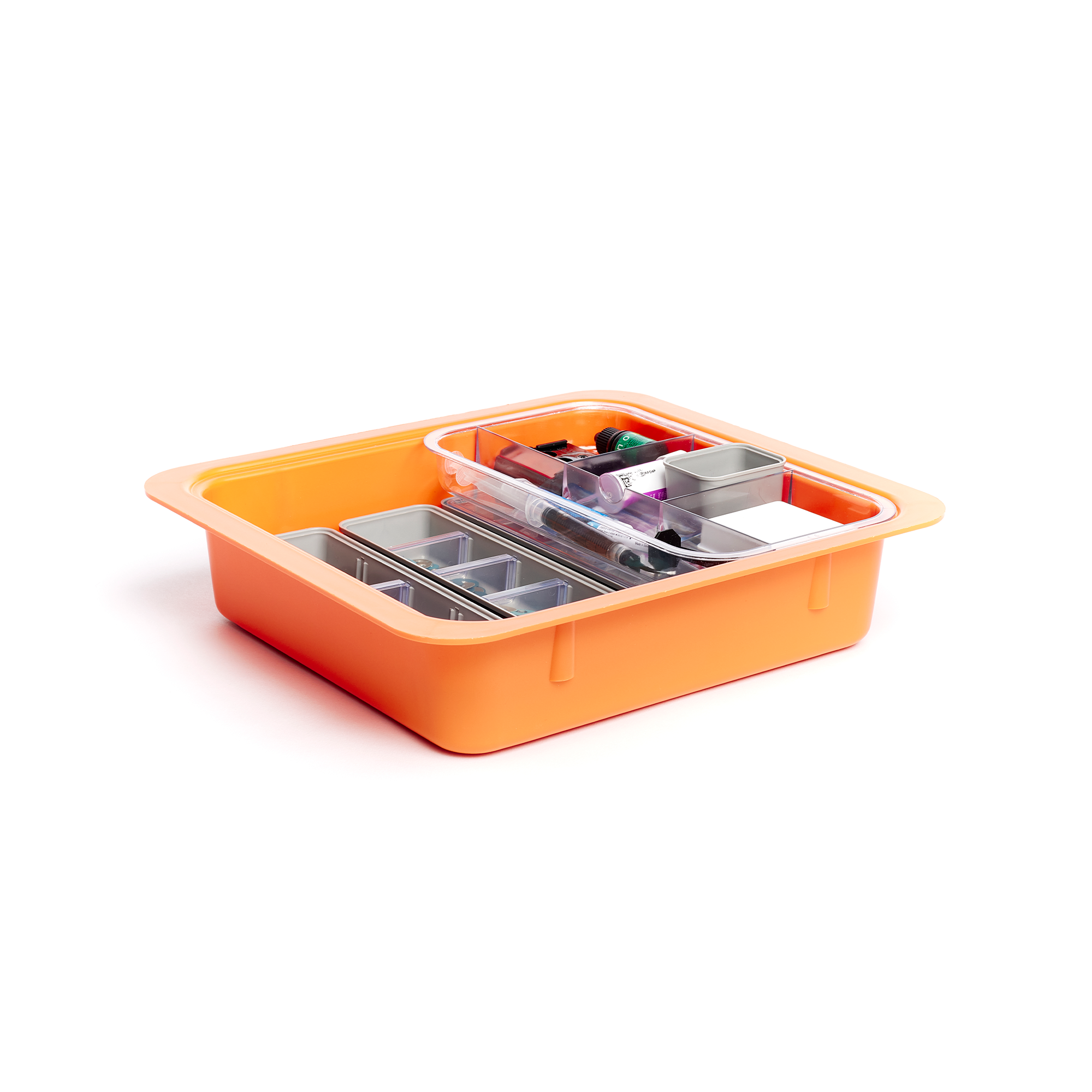 Zirc Dental 20Z455N Procedure Tub – Vibrant Blue, 12.75 X 11-3/16 X 4 Inches